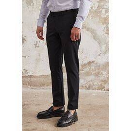 Plain Weave Trousers with Side Pocket