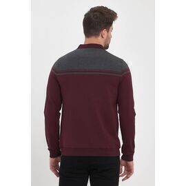 Polo Neck Sweatshirt with Zipper