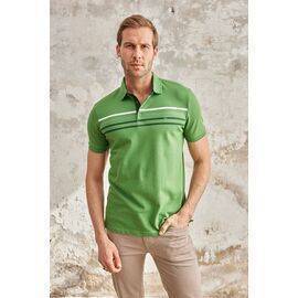 Polo Neck Short Sleeve T-Shirt