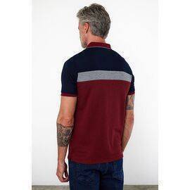 Polo Neck Short Sleeve T-Shirt with No Pockets