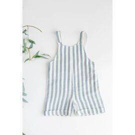 Striped Muslin Salopet for Baby Boys