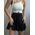 Women's Elastic Waist Pleated Skirt