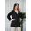 Women's Plus Size Trench Coat with Zipper Closure