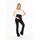 Maternity Sports Pants Flared Leg Black Flexible Abdominal Band Adjustable Waist