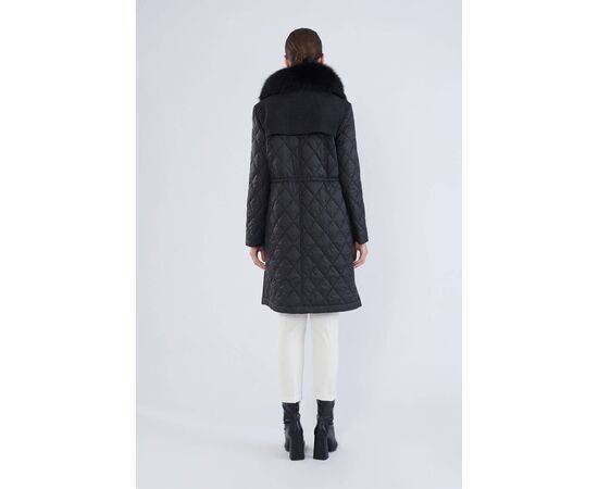 Women's Cashew Coat with Raccoon Fur Collar (Kaban)