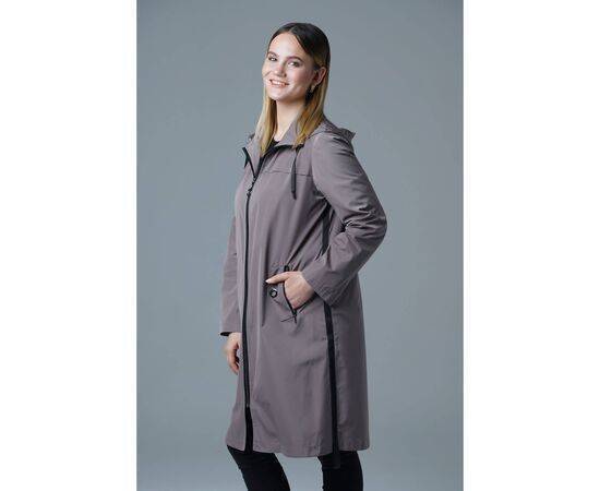 Women's Trench Coat with Stripe Detail