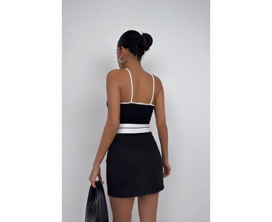 Women's Waist Fold Mini Skirt