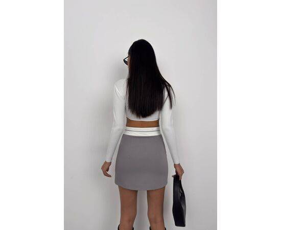 Women's Waist Fold Mini Skirt