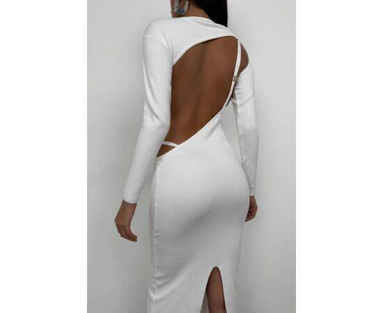 Women's Crew Neck Backless Dress