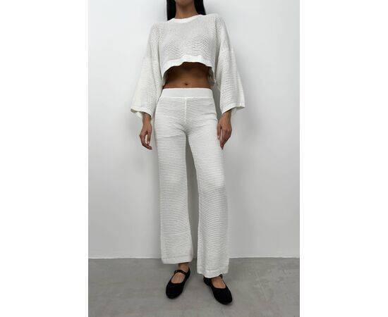 Women's Oversize Knitwear Blouse & Trousers Set