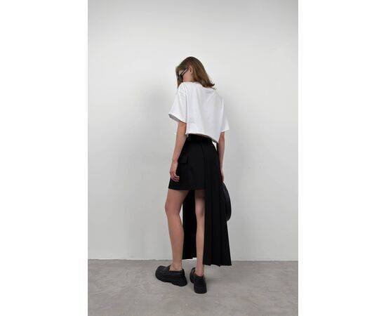 Women's Asymmetric Cut Pleated Skirt