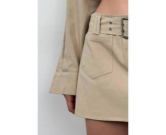 Women's Belt Detail Mini Skirt