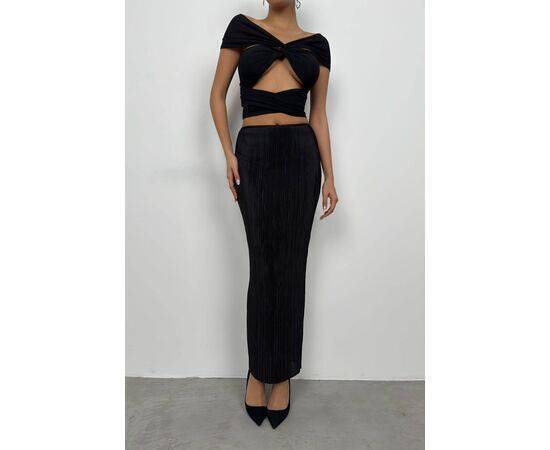 Women's Low Waist Maxi Length Skirt