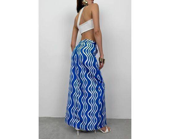 Women's Printed Front Slit Skirt