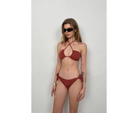 Women's Strapless Neck Tie Bikini Set