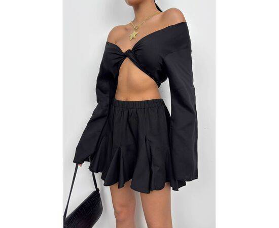 Women's Oversized Skirt with Elastic Waist