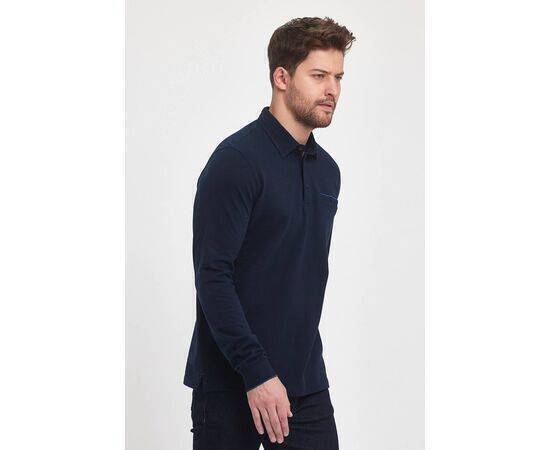 Sweatshirt with Shirt Collar