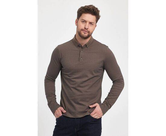 Polo Neck Sweatshirt with Buttons