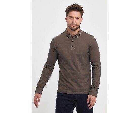 Polo Neck Sweatshirt with Buttons