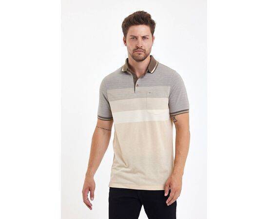 Polo Neck Short Sleeve T-shirt with Pocket