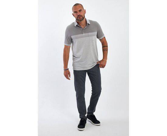 Polo Neck Short Sleeve T-shirt with Pocket