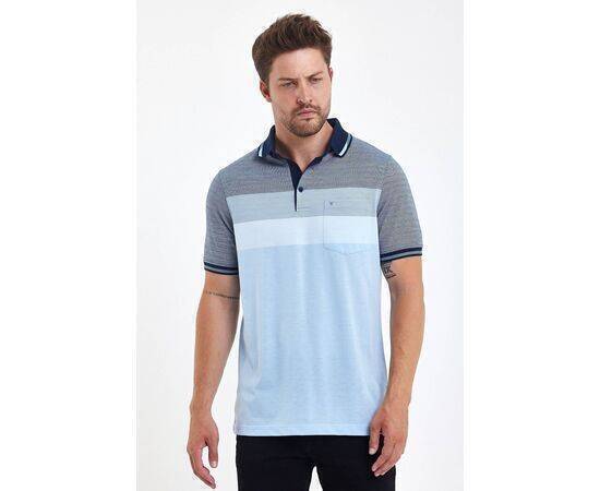 Polo Neck Short Sleeve T-shirt with Pocket