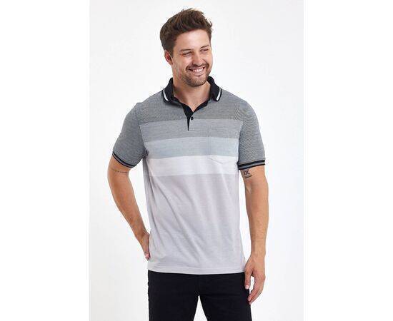 Polo Neck Short Sleeve T-shirt with Pocket