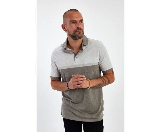 Polo Neck Short Sleeve T-shirt with Pocket