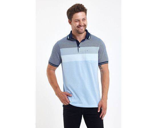 Polo Neck Short Sleeve T-shirt with Pocket