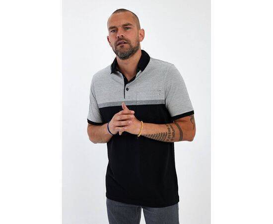 Polo Neck Short Sleeve T-shirt with Pocket