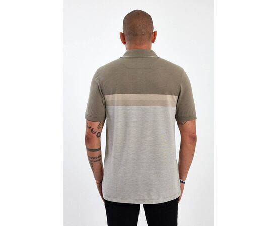 Polo Neck Short Sleeve T-shirt with Pocket