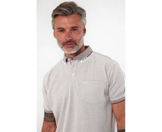 Polo Collar Short Sleeve T-Shirt with Pockets