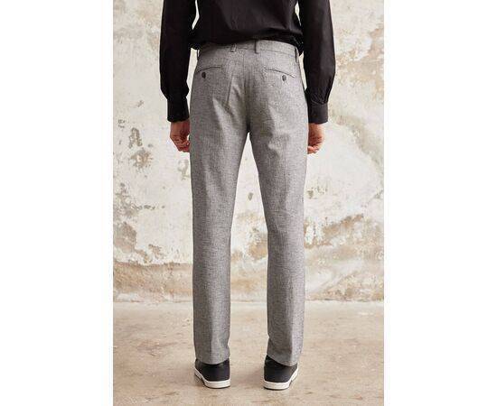 Linen Chino Trousers with Side Pockets