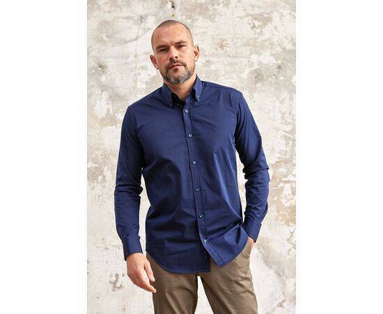 Oxford Classic Fit Buttoned Collar Long Sleeve Cotton Shirt