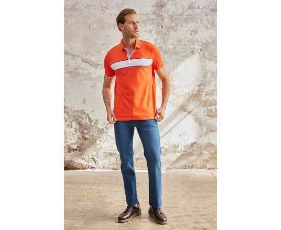 Polo Neck Short Sleeve T-Shirt