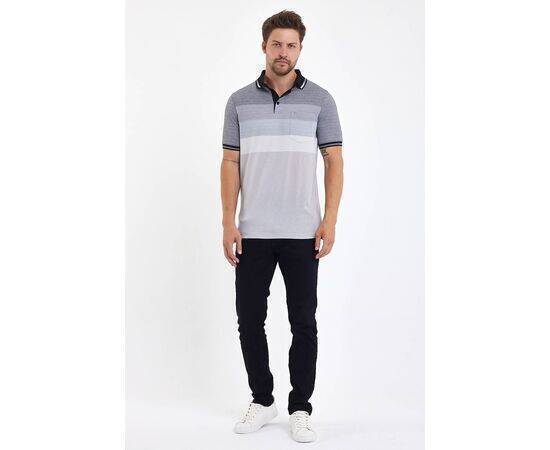 Polo Neck Short Sleeve T-shirt with Pocket