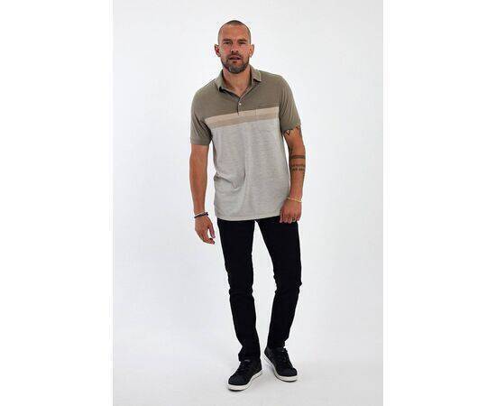 Polo Neck Short Sleeve T-shirt with Pocket