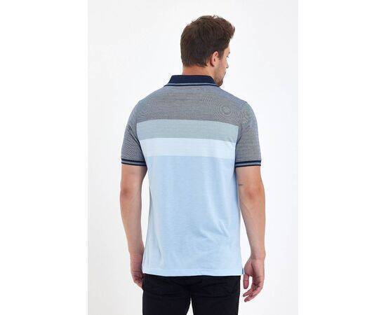 Polo Neck Short Sleeve T-shirt with Pocket