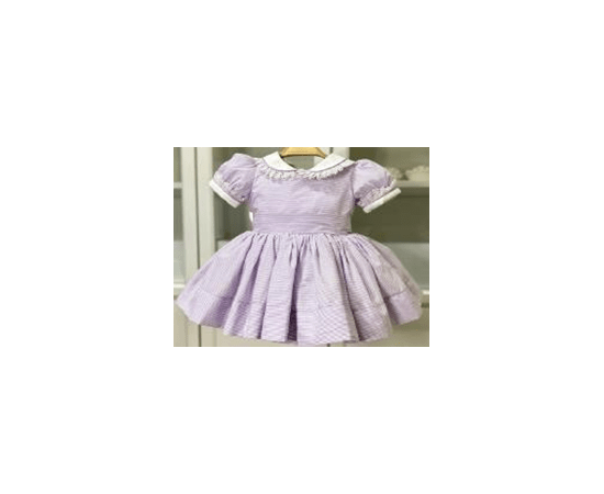 Lilac Stripy Classic Dress