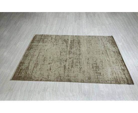 MEVLANA BAZAAR 6 METER WOOL-SILK BLEND CARPET GREEN