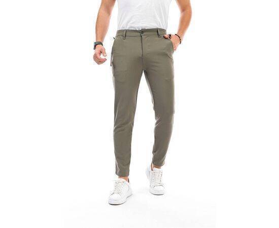 Straight Cut Flexible Lycra Ankle Length Fabric Trousers