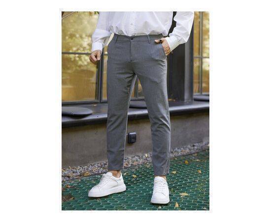 Straight Cut Flexible Lycra Ankle Length Fabric Trousers