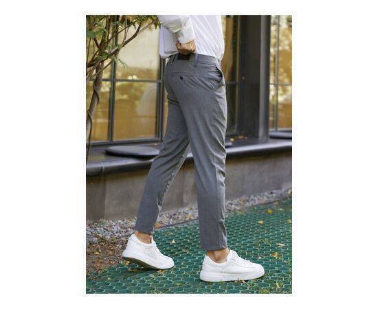 Straight Cut Flexible Lycra Ankle Length Fabric Trousers