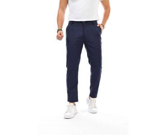 Straight Cut Flexible Lycra Ankle Length Fabric Trousers