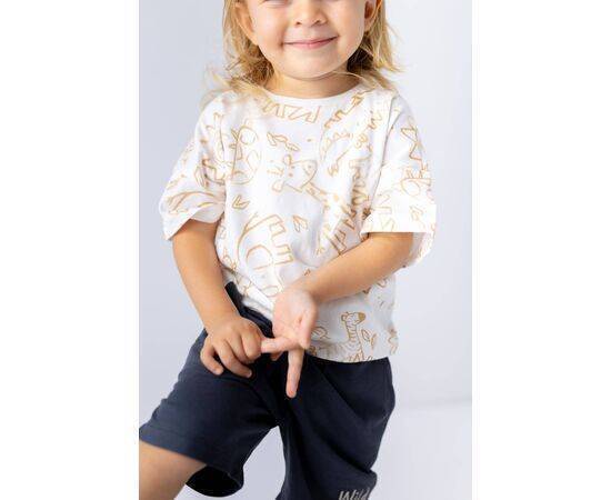 Animal Patterned T-Shirt for Baby Boys