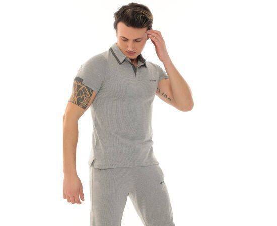 Men's Polo Neck T-shirt Tracksuit Set