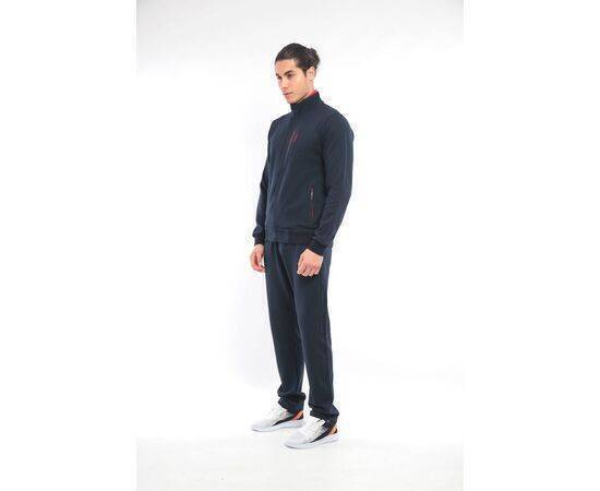 Men's Stand-Up Collar Tracksuit Set with Pockets (Waffle Design)