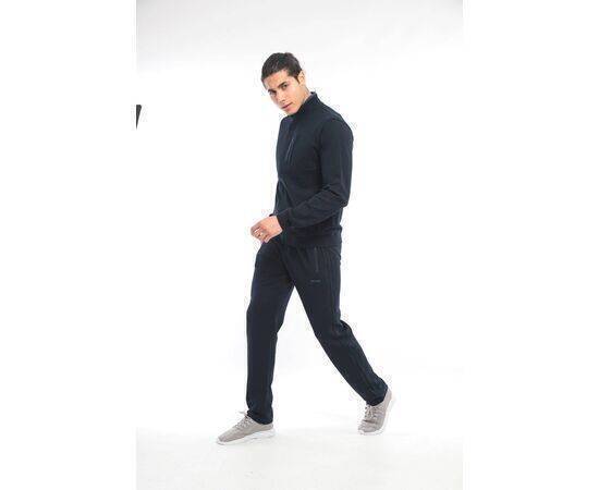 Men's Stand-Up Collar Tracksuit Set with Pockets (Waffle Design)