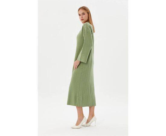 Buttoned Front Knitted Dress